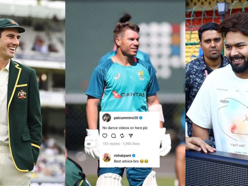 David Warner, Pat Cummins, Rishabh Pant