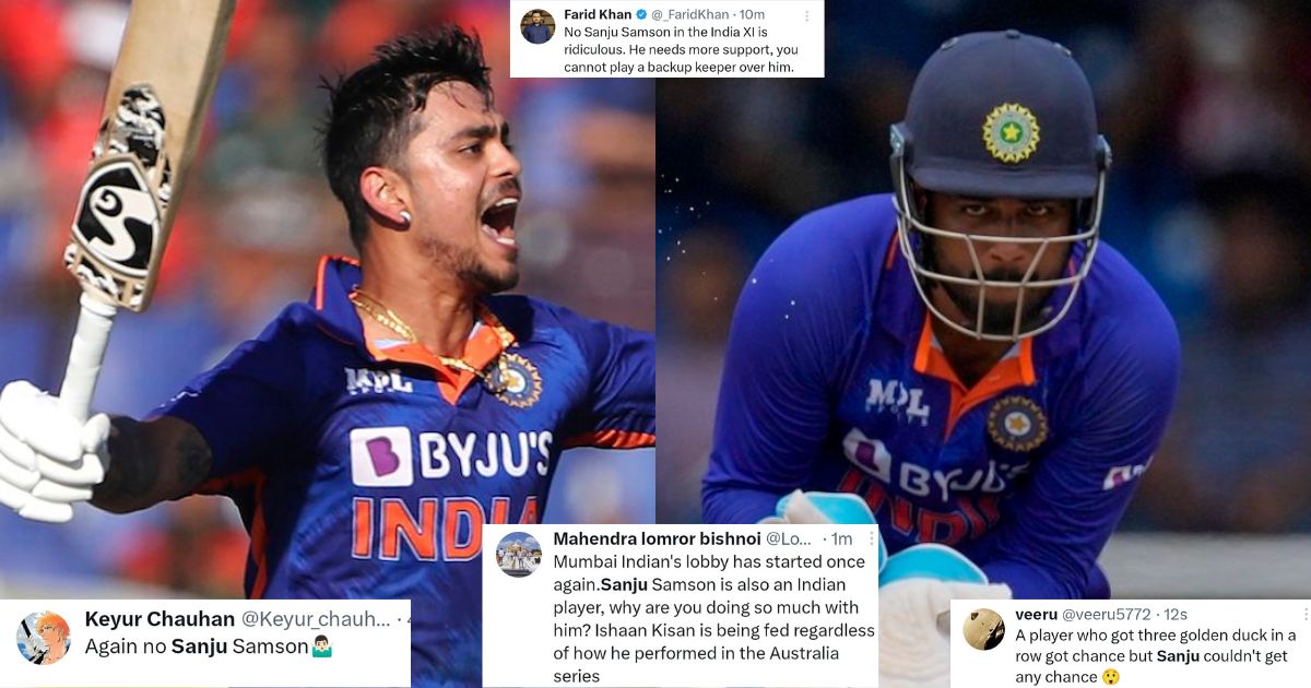 Ind Vs Wi Twitter Furious As India Prefer Ishan Kishan Over Sanju Samson In 1st Odi 6528