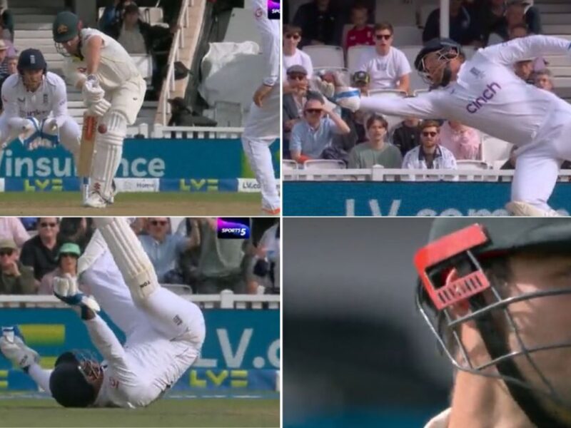 AUS vs ENG: Watch - Jonny Bairstow Takes Exceptional Catch To Dismiss Mitchell Marsh In Ashes Finale