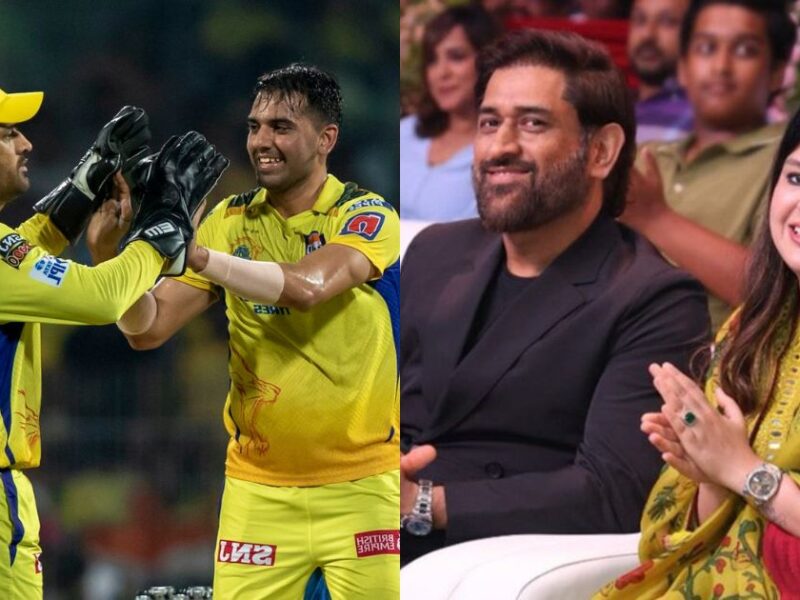 MS Dhoni, Deepak Chahar