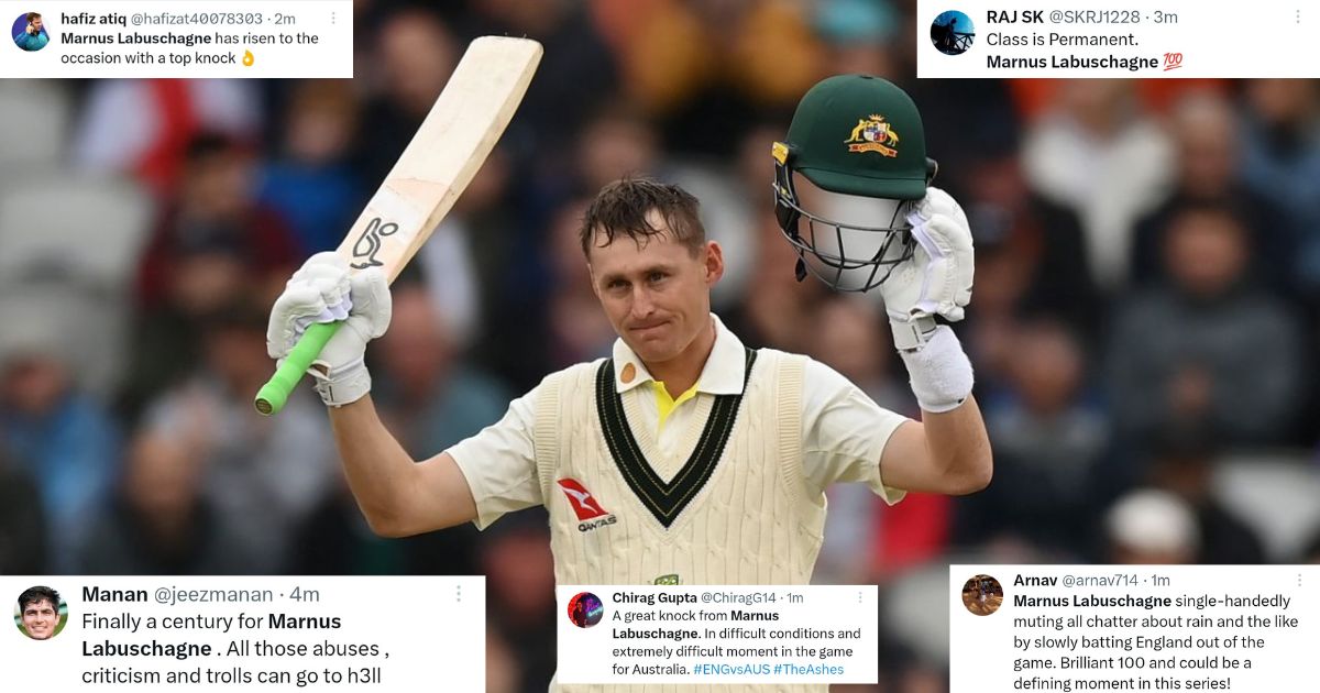 AUS vs ENG: Twitter Hails Marnus Labuschagne&nbsp;As He Hits A Spectacular Ton In Manchester Test