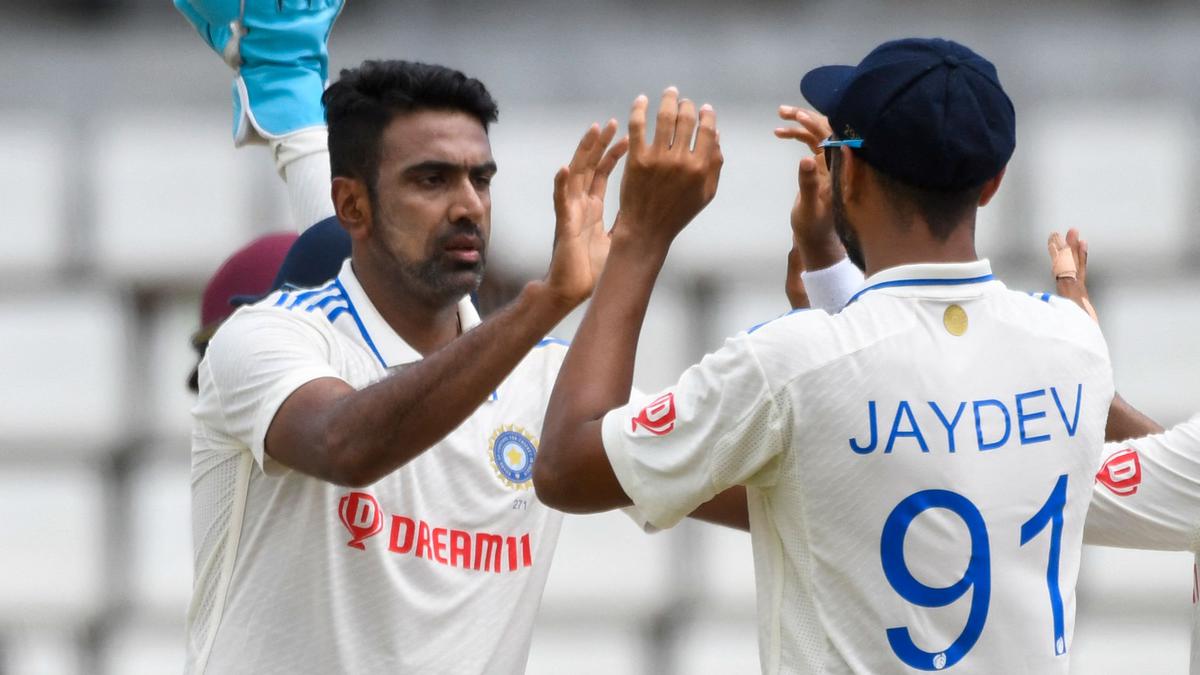 IND Vs WI: Ravichandran Ashwin Overtakes Harbhajan Singh To Become ...