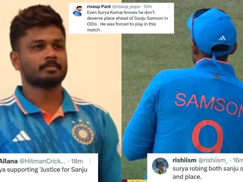 IND vs WI: "Robbing His Place And Jersey" - Twitter Reacts As Suryakumar Yadav Wears Sanju Samson's Jersey