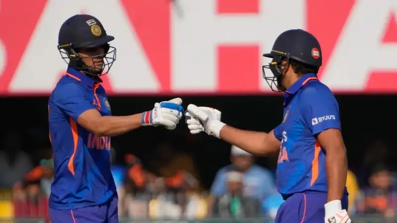 Shubman Gill and Rohit Sharma