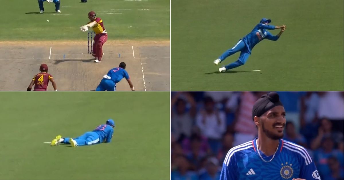 Ind Vs Wi Watch Kuldeep Yadav Takes A Stunning Diving Catch To Dismiss Brandon King 2856