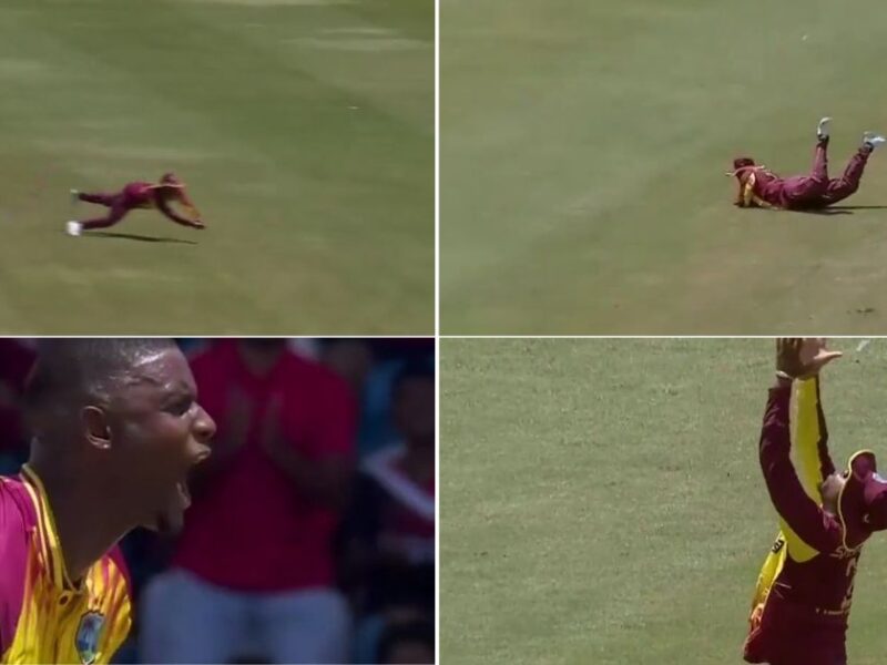 IND vs WI: Watch - Shimron Hetmyer Takes A Stunning Low Catch To Send Suryakumar Yadav Packing