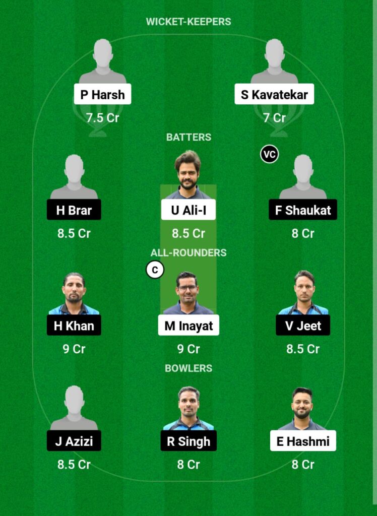 ARS vs BBS Dream11 Prediction Fantasy Cricket Tips Dream11 Team ECS Krefeld T10 