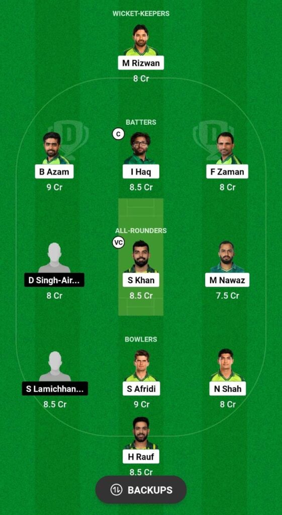 PAK vs NEP Dream11 Prediction Fantasy Cricket Tips Dream11 Team Asia Cup 2023 