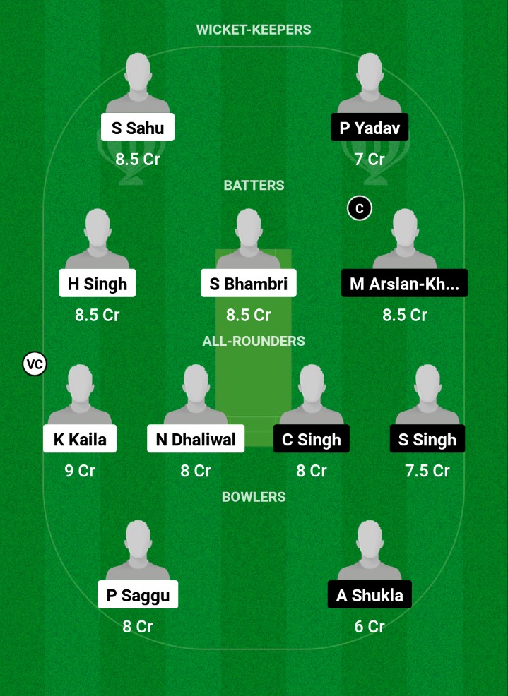 RKZ vs SZ Dream11 Prediction Fantasy Cricket Tips Dream11 Team Chandigarh T20