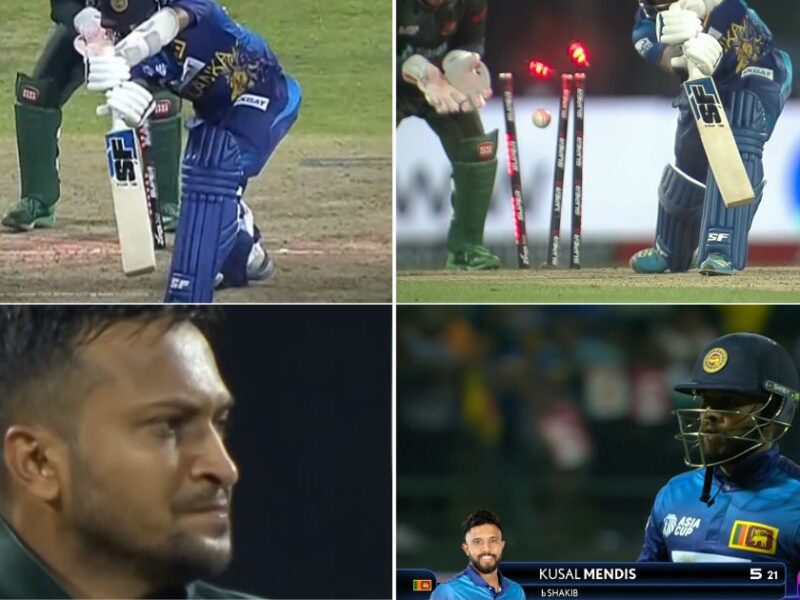 BAN vs SL: Watch - Shakib Al Hasan Bowls Kusal Mendis Through Gate With A Beauty In Asia Cup 2023