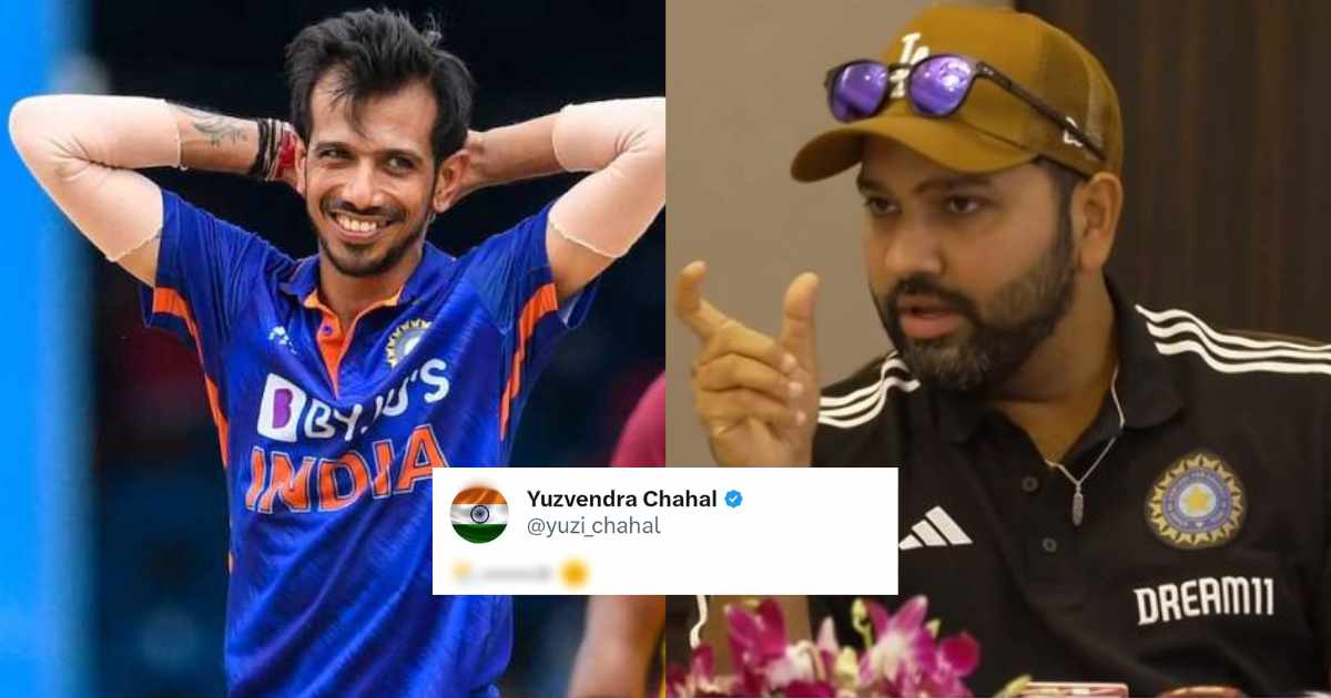 Yuzvendra Chahal and Rohit Sharma {PC: Twitter}
