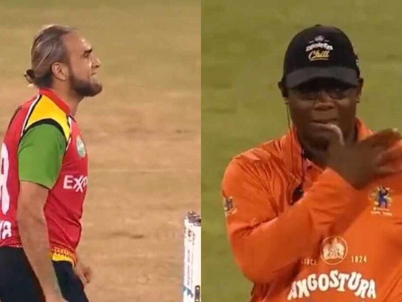 Watch: Umpire Does John Cena’s “You Can’t See Me” Gesture To Imran Tahir Appeal In Qualifier 1 In CPL 2023