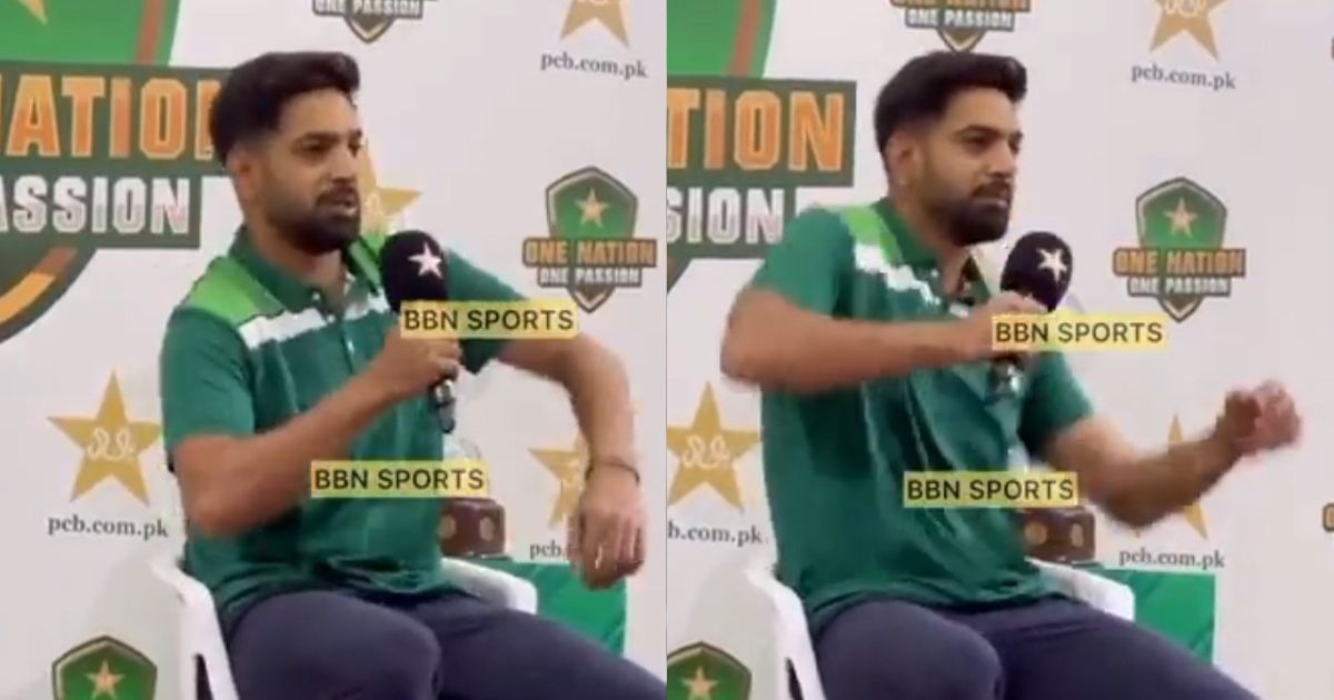 El gesto hilarante de Haris Rauf mientras brinda actualización sobre su estado físico antes de la Copa del Mundo ICC 2023