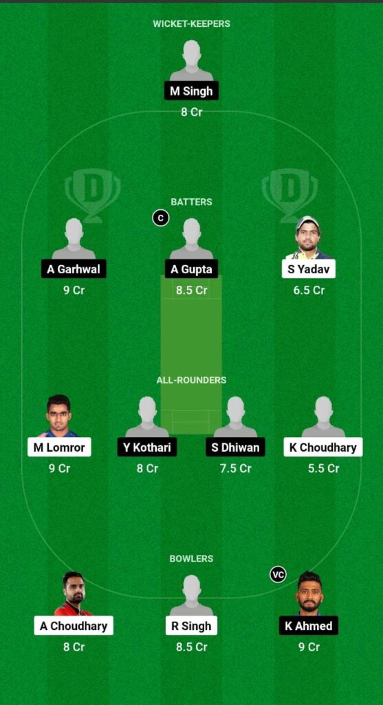 SS vs ULW Dream11 Prediction Fantasy Cricket Tips Dream11 Team Rajasthan T20 League 