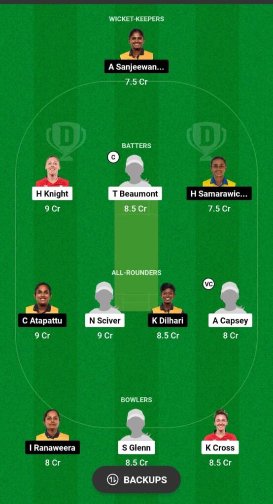 EN-W vs SL-W Dream11 Prediction Today Match, Dream11 Team Today, Fantasy Cricket Tips, Playing XI, Pitch Report, Injury Update- Sri Lanka Women Tour of England 2023, 2nd ODI 3 EN-W vs SL-W Dream11 Prediction Fantasy Cricket Tips Dream11 Team Sri Lanka Women Tour of England