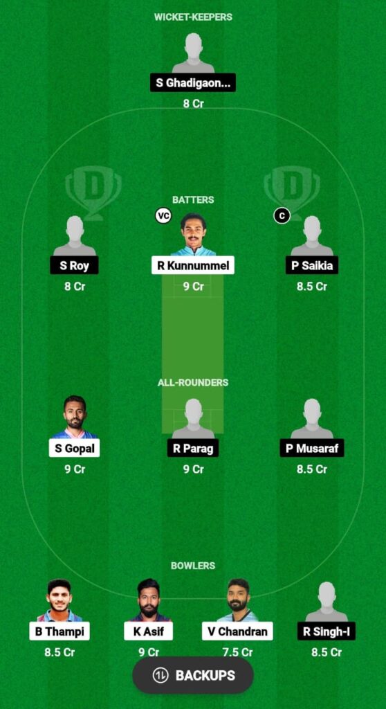 KRL vs ASC Dream11 Prediction Fantasy Cricket Tips Dream11 Team Odisha T20