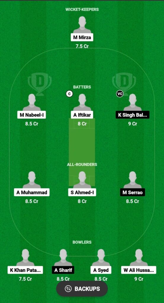 MEC vs RAY Dream11 Prediction Fantasy Cricket Tips Dream11 Team Kuwait T10 Emerging