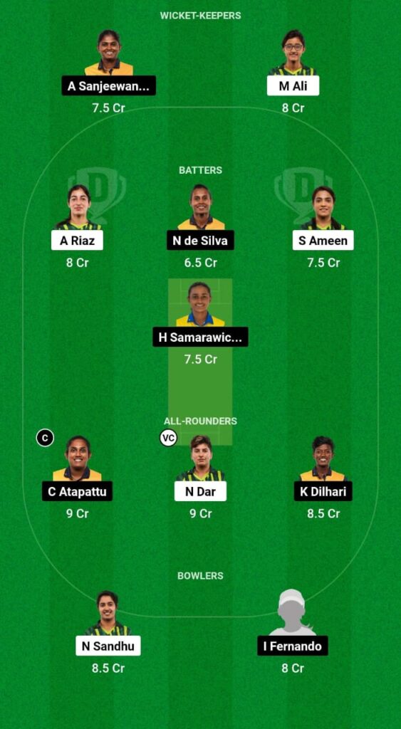 PK-W vs SL-W Dream11 Prediction Fantasy Cricket Tips Dream11 Team Asian Games Women's T20I