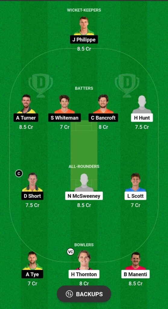 SAU vs WAU Dream11 Prediction Fantasy Cricket Tips Dream11 Team Australian Men's ODD