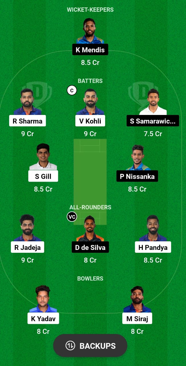 Ind Vs Sl Dream11 Prediction Today Match Final Asia Cup 2023 Sports Post