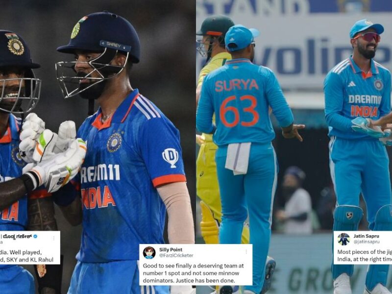 India Praised By Fans On X After Winning Over Australia In 1st ODI And Becoming No.1 Ranked Team Across Formats