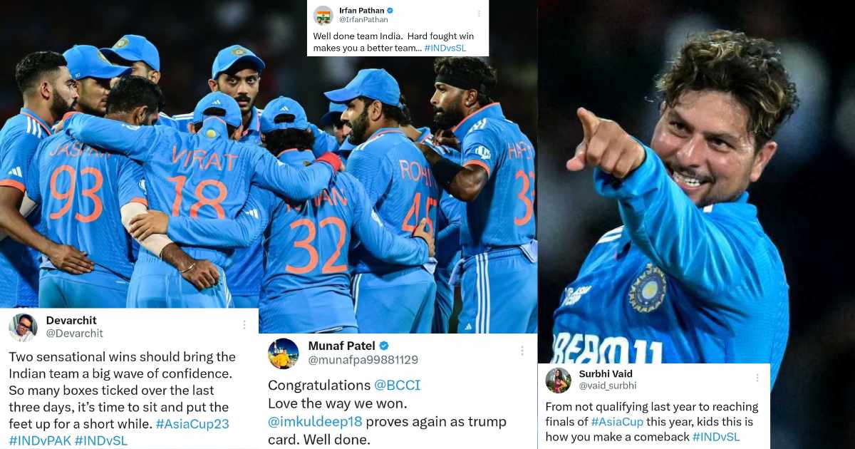 IND vs SL: "This Is How You Make A Comeback"-Twitter Praises Team India After They Beat Sri Lanka By 41 Runs To Make The Final Of Asia Cup 2023