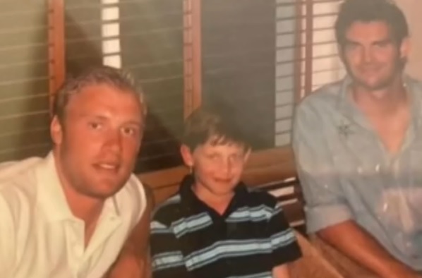 James Anderson and Young Gus Atkinson