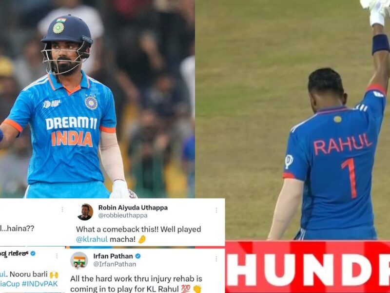 IND vs PAK: "KL Rahul Is Back In Grand Style" - Fans Hail Indian Batter For His Sensational Ton Against Pakistan