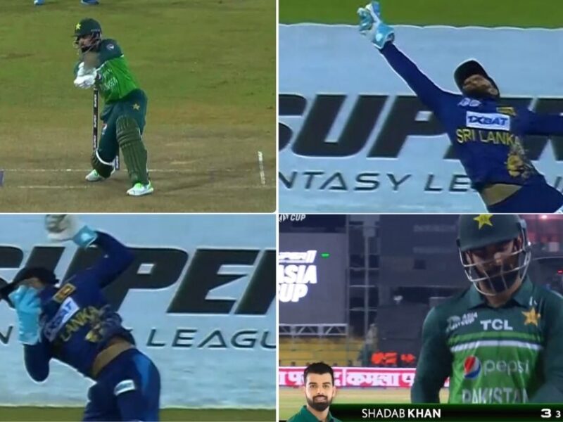 PAK vs SL: Watch - Kusal Mendis Plucks A Phenomenal One-handed Catch To Dismiss Shadab Khan In Asia Cup 2023