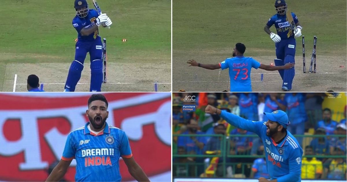 IND Vs SL: Watch - Mohammed Siraj Rattles Kusal Mendis' Stumps To Pick ...