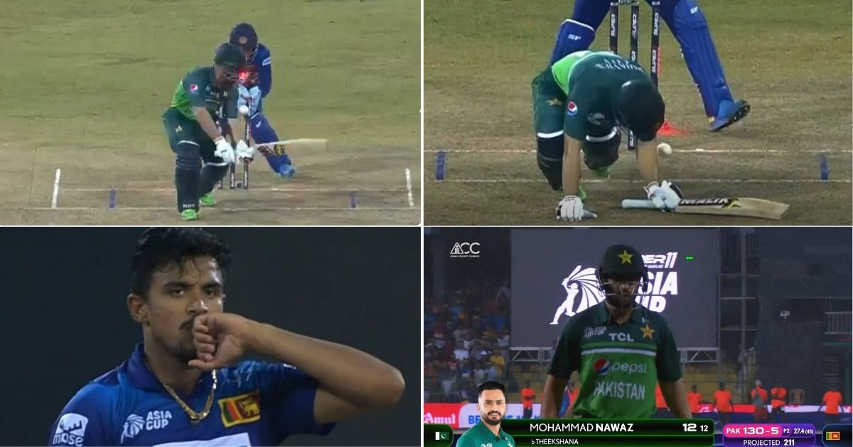 PAK vs SL: Watch - Maheesh Theekshana Castles Mohammad Nawaz As Pakistan Sink Further