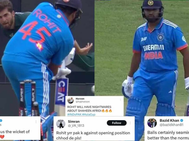 IND vs PAK: "Shaheen Afridi You Beauty" - Twitter After Rohit Sharma's Dismissal
