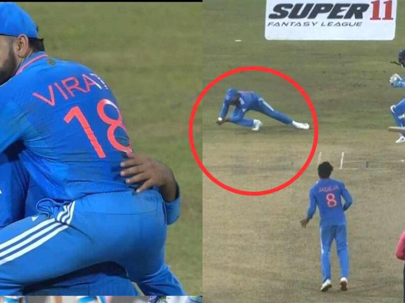 IND vs SL: Watch: Virat Kohli Hugs Rohit Sharma After the Indian Skipper Takes A Speci To Dismiss Dasun Shanaka