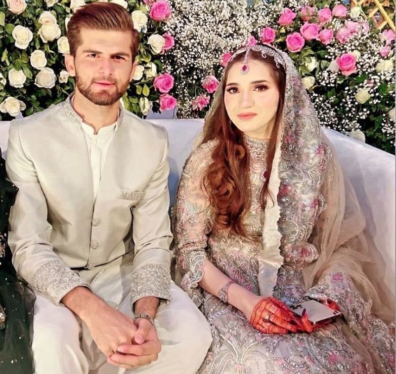 Shaheen Afridi and Ansha Afridi