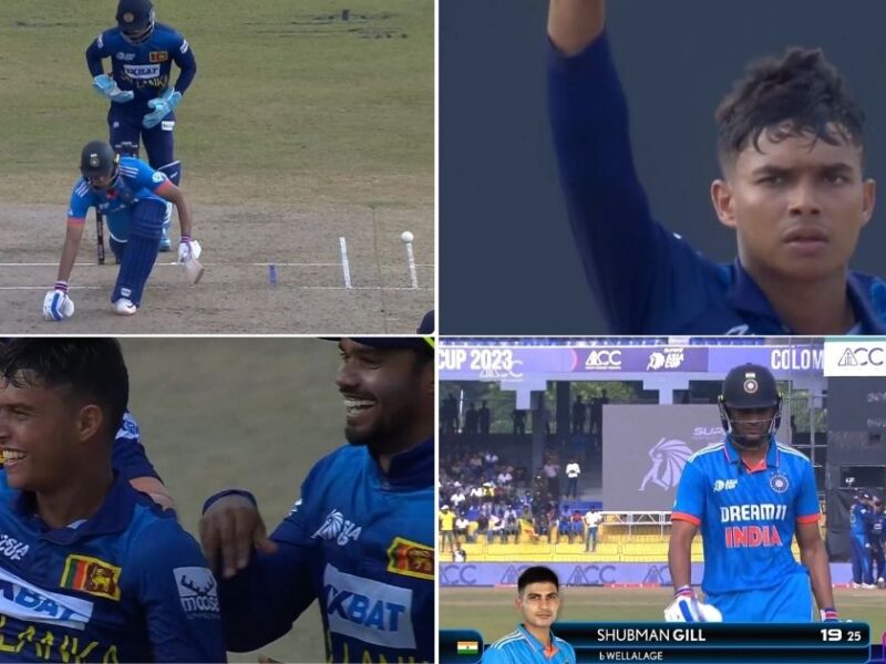 IND vs SL: Watch - Shubman Gill Taken By Surprise As Dunith Wellalage Castles Him With Snorter