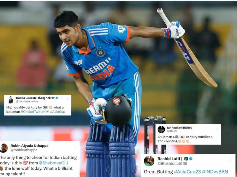 IND vs BAN: Twitter Reacts As Shubman Gill's Fifth ODI Ton, His First Against Bangladesh