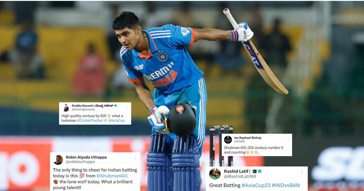 IND Vs BAN: Fans Praise ‘Lone Wolf’ Shubman Gill As He Hits A Terrific ...