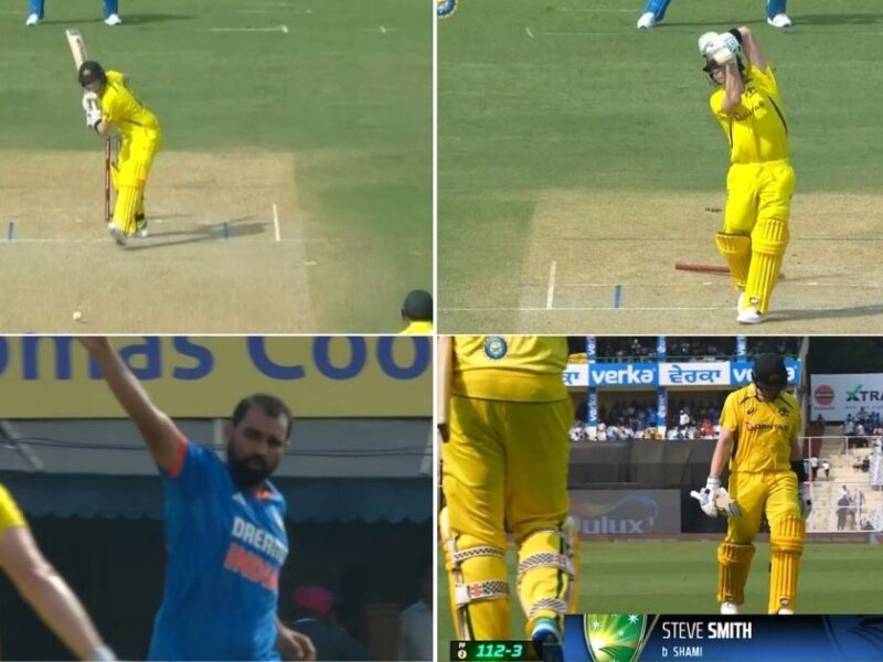Watch - Mohammed Shami Castles Steve Smith With A Jaffa In Mohali