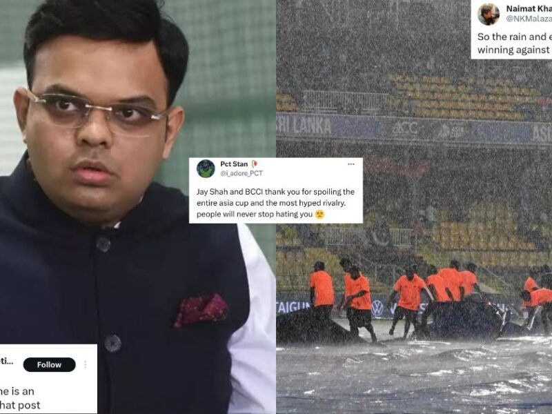IND vs PAK: "Jay Shah Must Resign" - Fans Slam ACC President As India vs Pakistan Moves To Reserve Day Due To Rain
