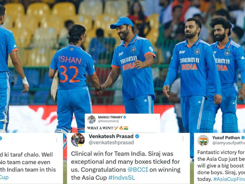 IND vs SL: "Dream Game" - Fans React After India Beat Sri Lanka By 10 Wickets To Bag 8th Asia Cup Title