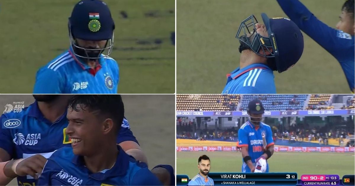 IND vs SL: Watch – Rohit Sharma Yells In Frustration As Virat Kohli Gets Out To Dunith Wellalage In Asia Cup 2023