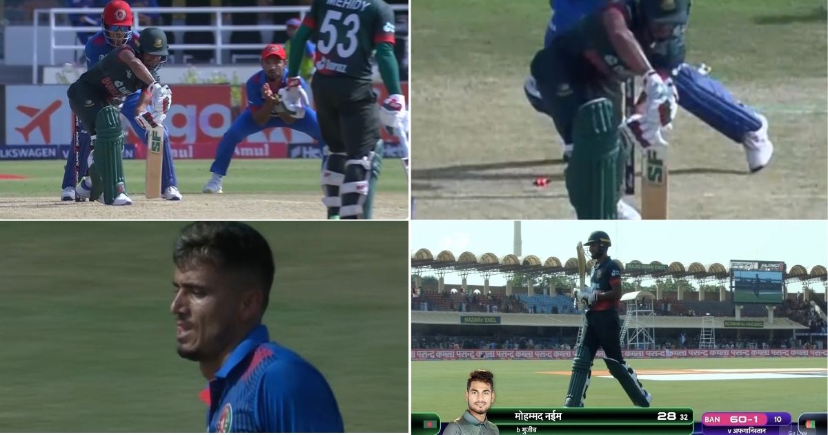 BAN vs AFG: Watch - Mujeeb Ur Rahman Knocks Over Mohammad Naim With A Jaffa In Asia Cup 2023