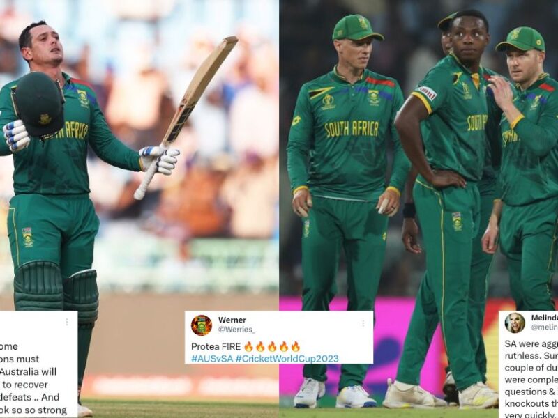 AUS v SA: Aggressive, Clinical And Ruthless! Twitter Reacts As South Africa Thrash Australia In World Cup 2023