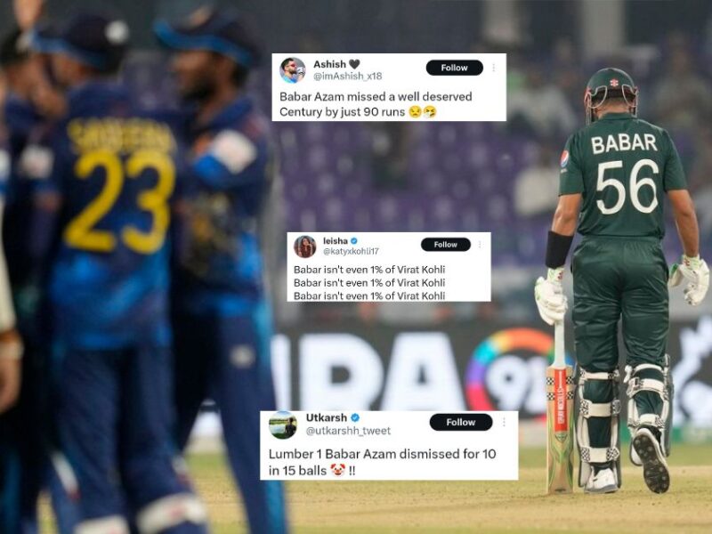PAK vs SL: "Babar Azam's Biggest Achievement Is Getting Compared To Rohit Sharma, Virat Kohli" - Twitter Reacts To Batter's Failure vs Sri Lanka