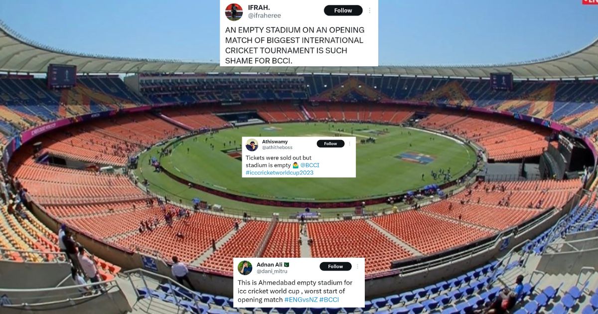 "Shame On BCCI" - Fans Slam BCCI As World Cup-Opener Takes Place In Front Of Empty Stadium