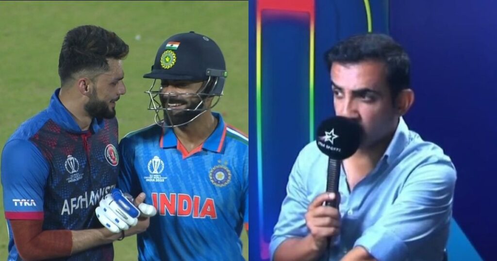 IND Vs AFG: Gautam Gambhir Reacts As Virat Kohli And Naveen-ul-Haq Hug ...