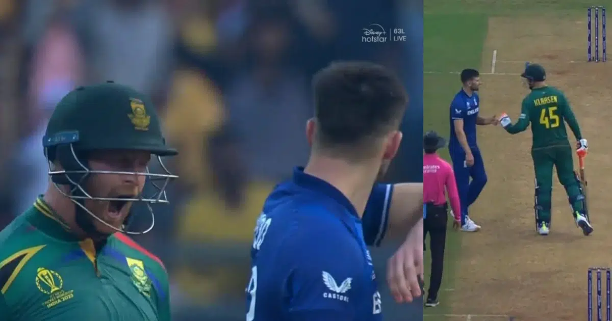 ENG vs SA: Watch - Heinrich Klaasen Apologizes To Mark Wood For Aggressive Celebration