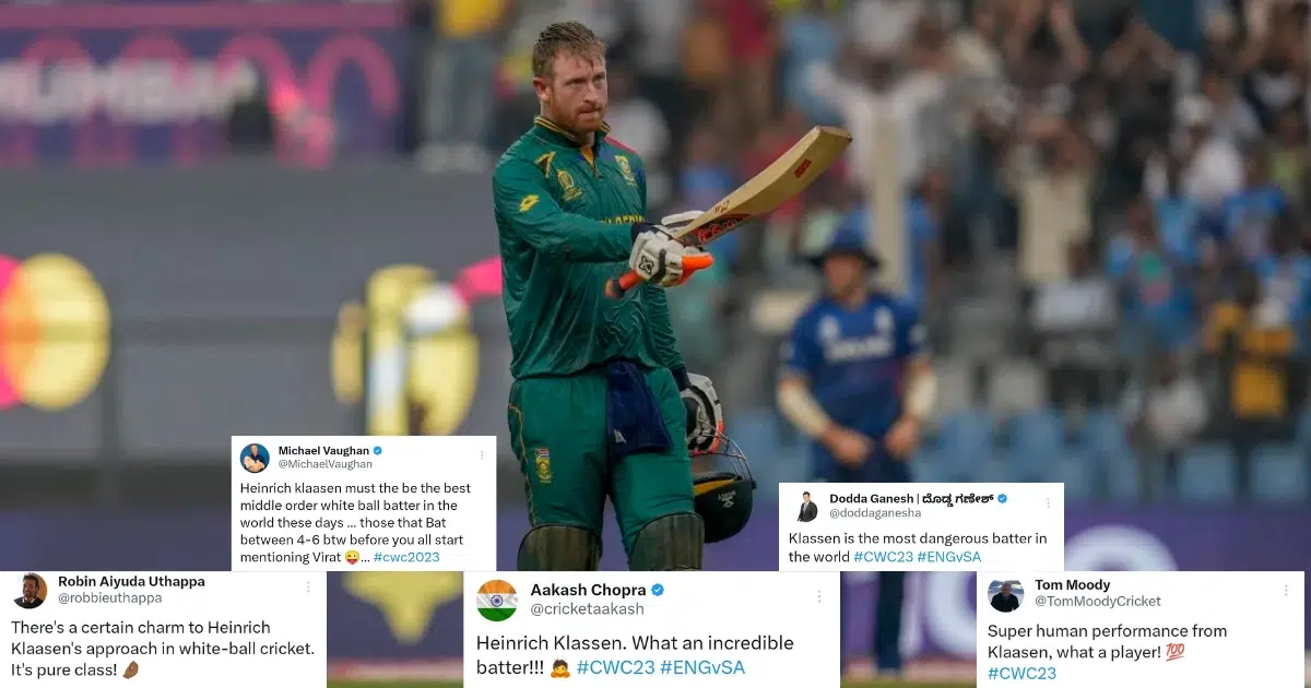 ENG vs SA: Most Dangerous Batter! Twitter Reacts To Heinrich Klaasen's Exceptional Century In World Cup