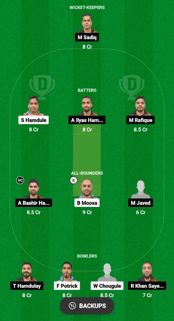 GC vs ALH Dream11 Prediction Fantasy Cricket Tips Dream11 Team Kuwait T10 Emerging 2023