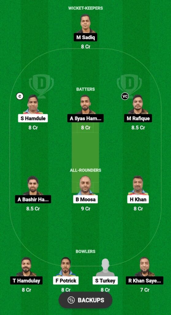 GC vs ALH Dream11 Prediction Fantasy Cricket Tips Dream11 Team Kuwait T10 Emerging 2023